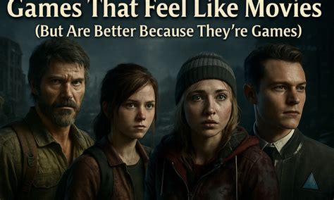 Games That Feel Like Movies (But Are Better Because They’re Games).